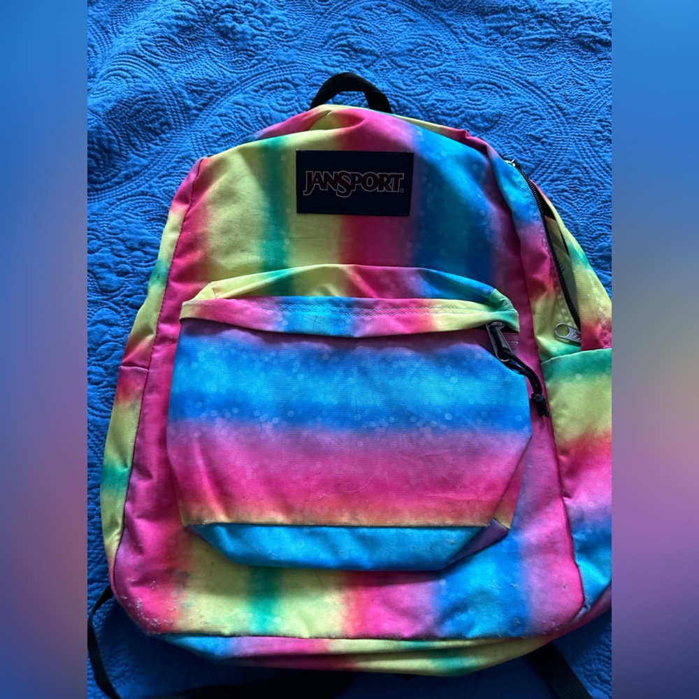 Tie-Dye Jansport Book bag